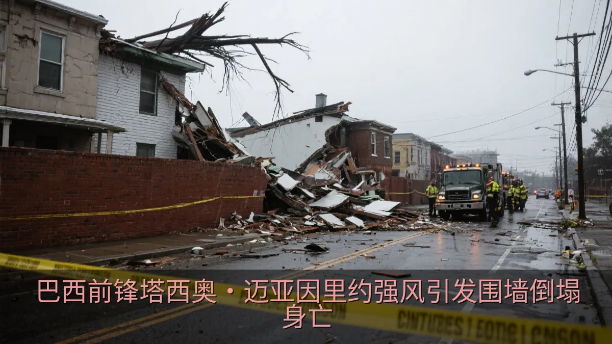 巴西前锋塔西奥·迈亚因里约强风引发围墙倒塌身亡